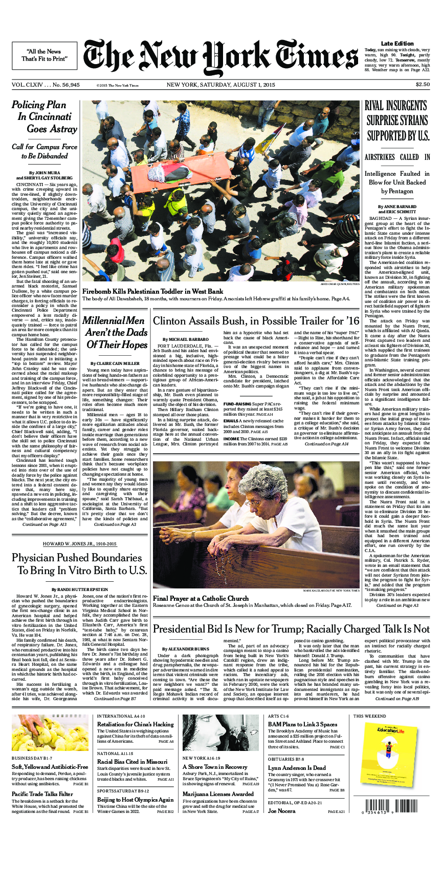 Prima-pagina-New-York-Times-del-2015-08-01