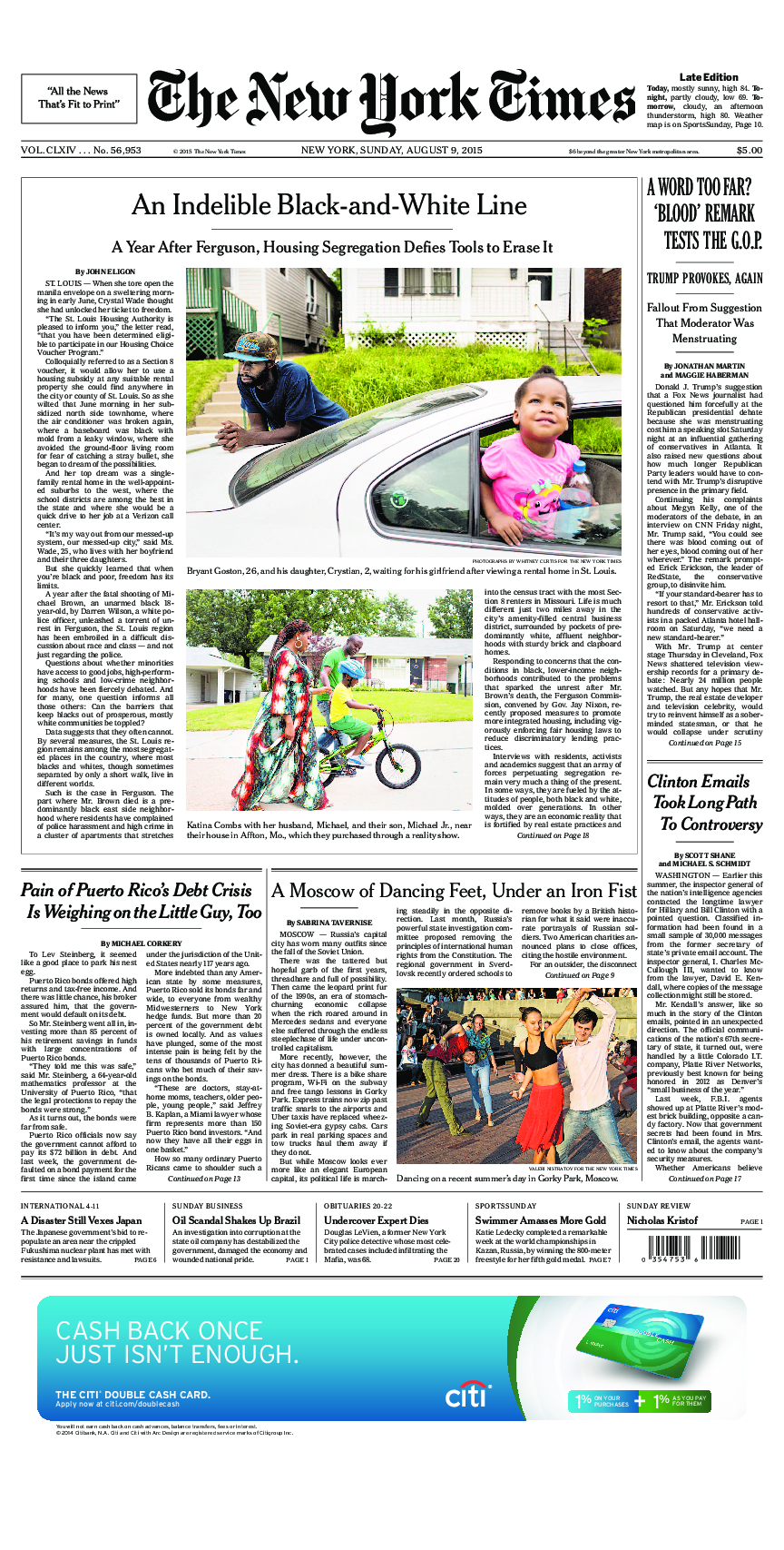 Prima-pagina-New-York-Times-del-2015-08-09