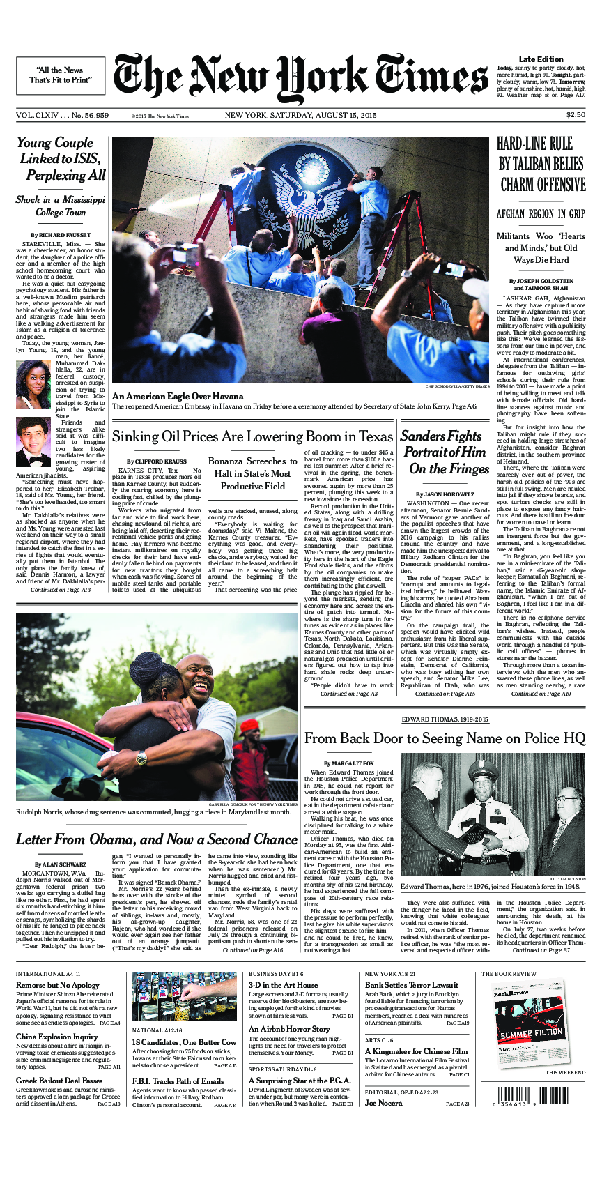 Prima-pagina-New-York-Times-del-2015-08-15