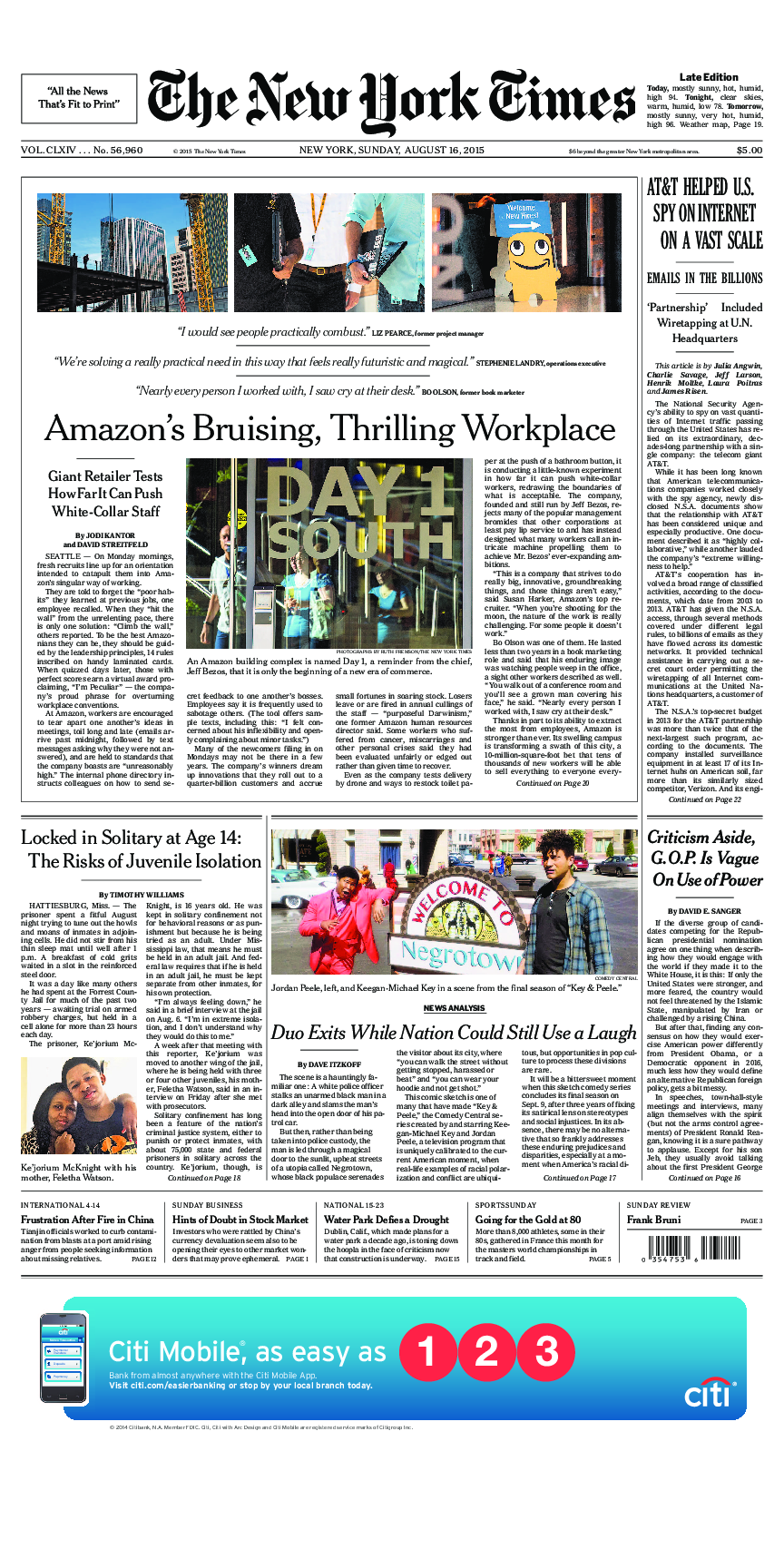 Prima-pagina-New-York-Times-del-2015-08-16