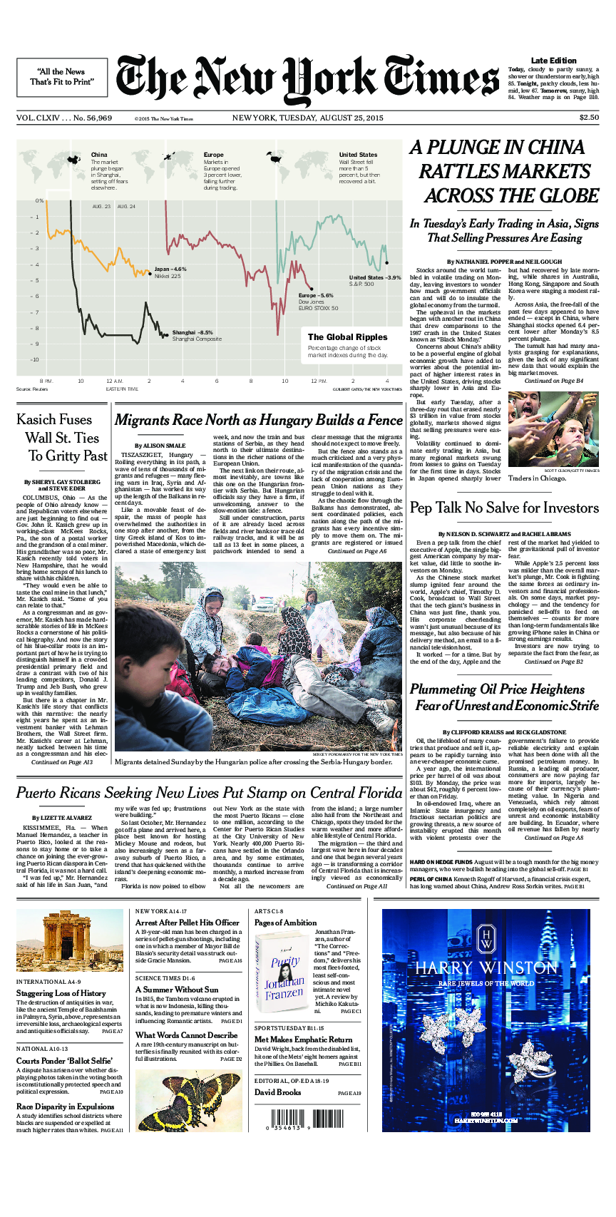 Prima-pagina-New-York-Times-del-2015-08-25