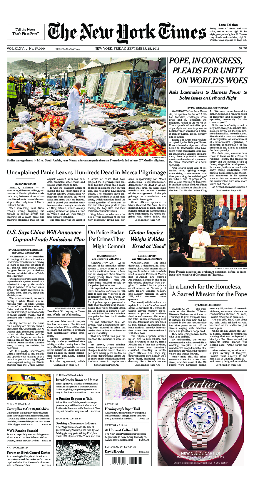 Prima-pagina-New-York-Times-del-2015-09-25