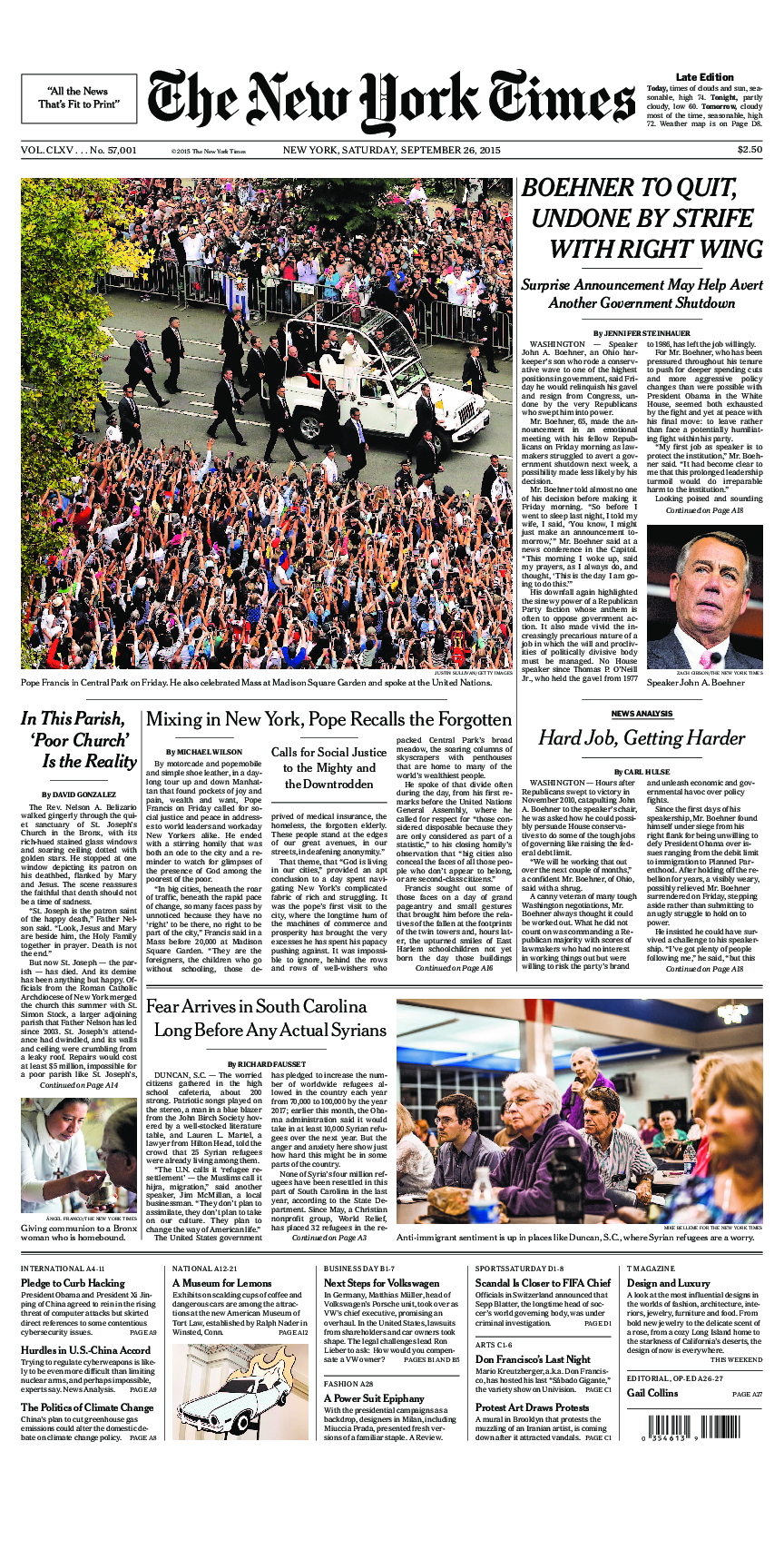 Prima-pagina-New-York-Times-del-2015-09-26