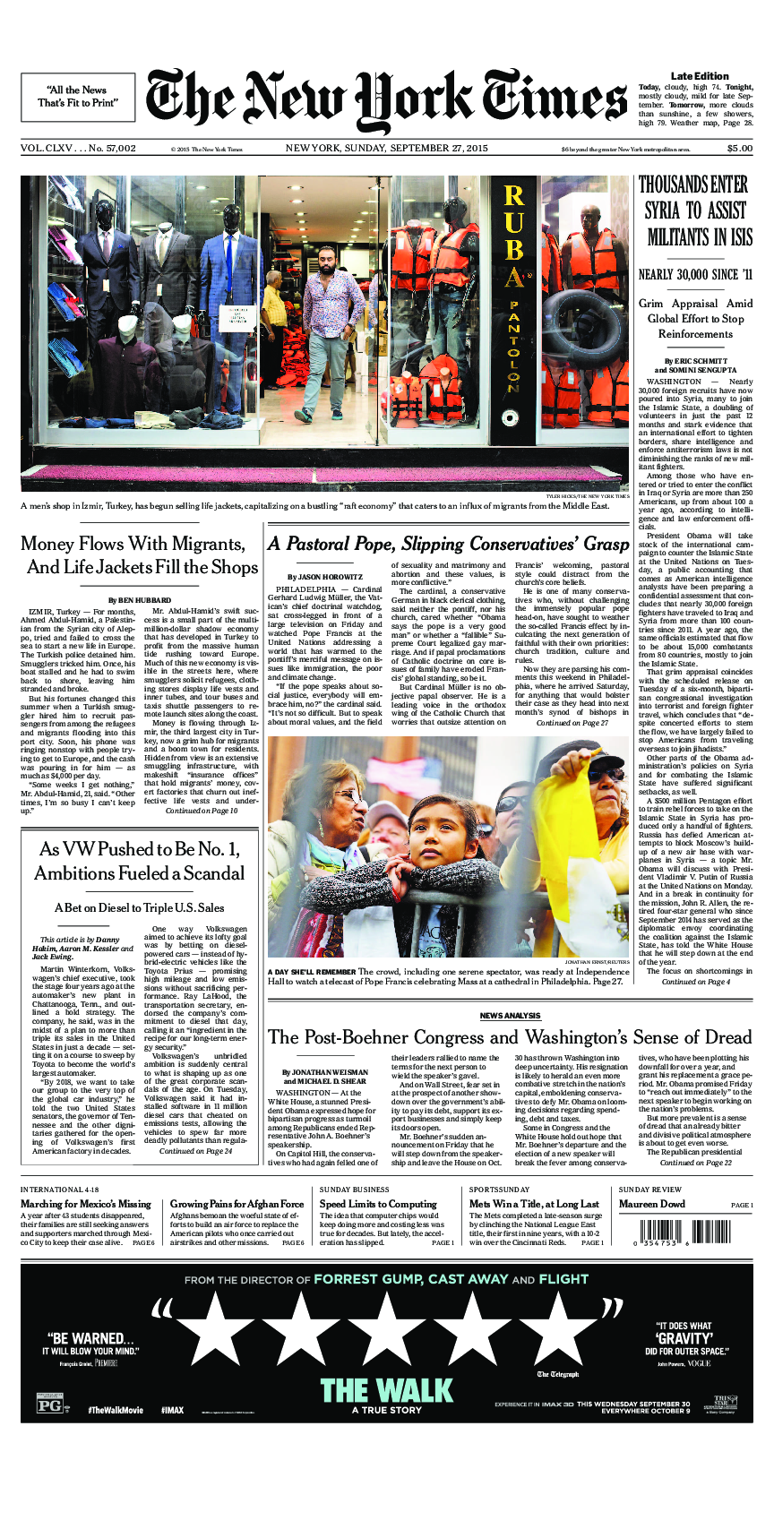 Prima-pagina-New-York-Times-del-2015-09-27