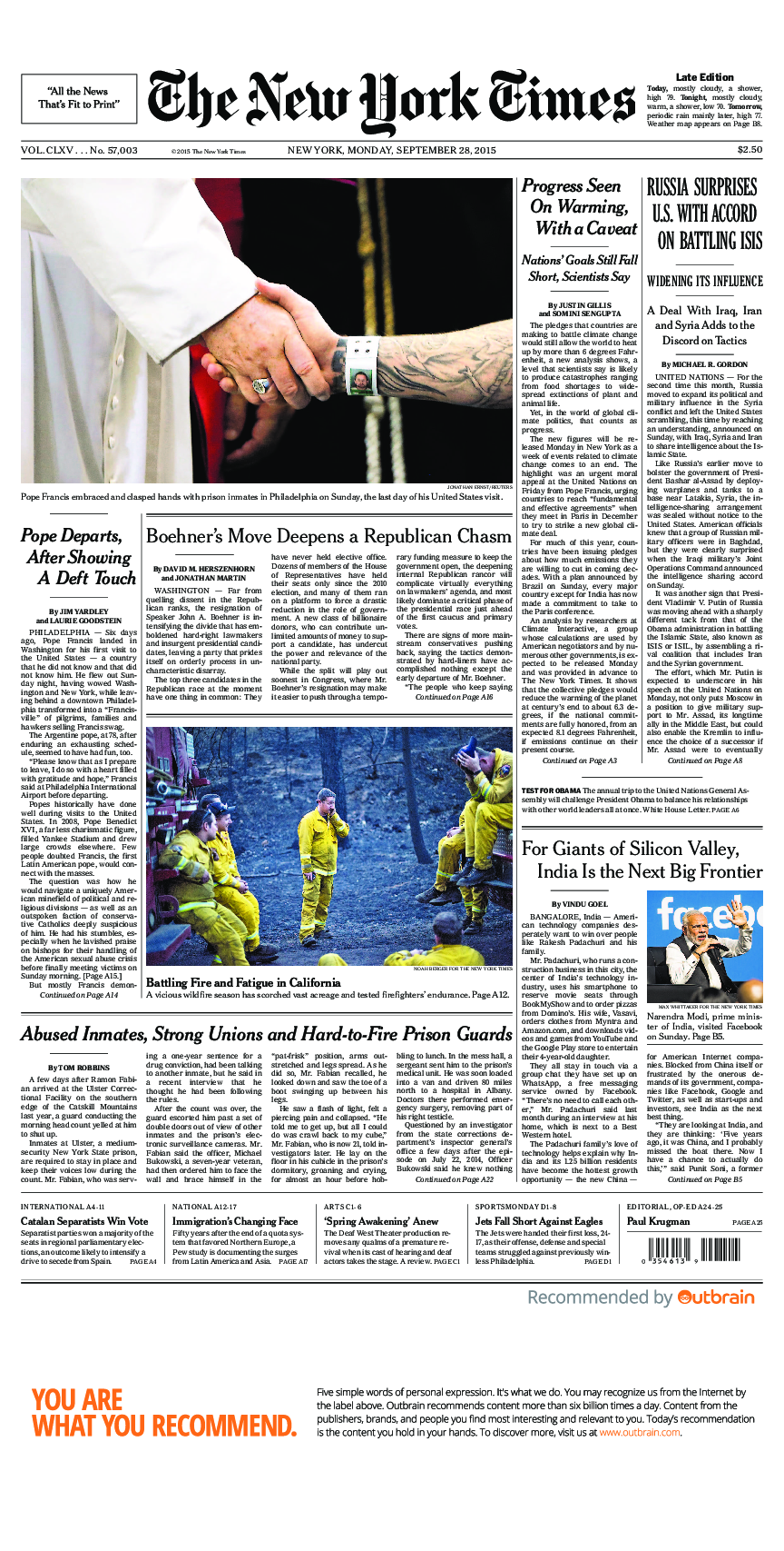 Prima-pagina-New-York-Times-del-2015-09-28