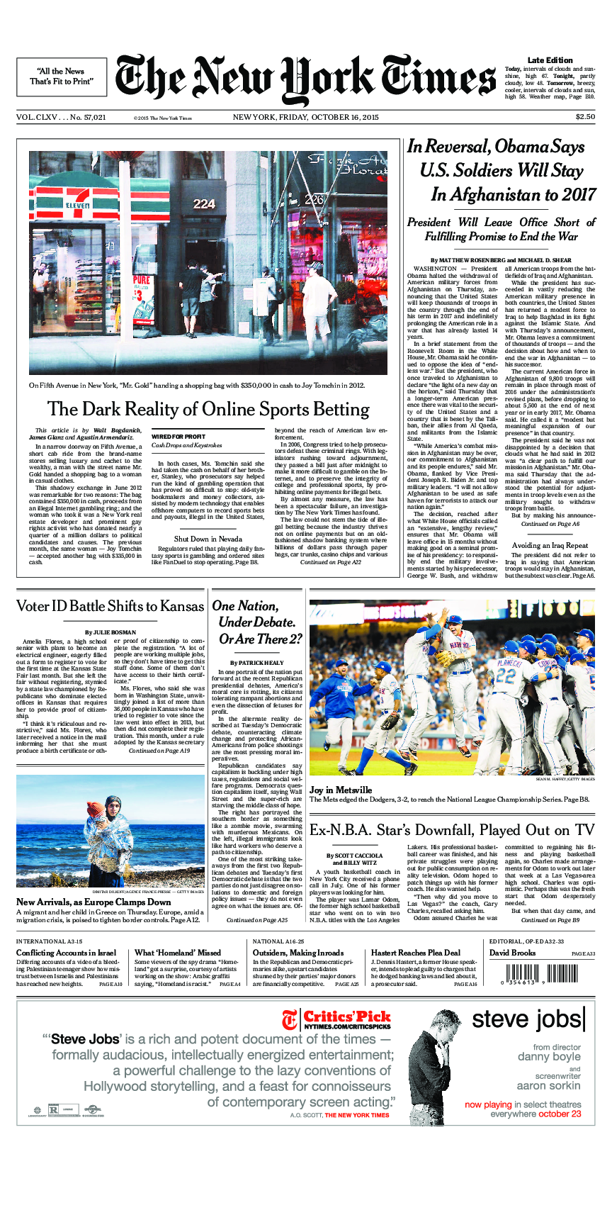 Prima-pagina-New-York-Times-del-2015-10-16