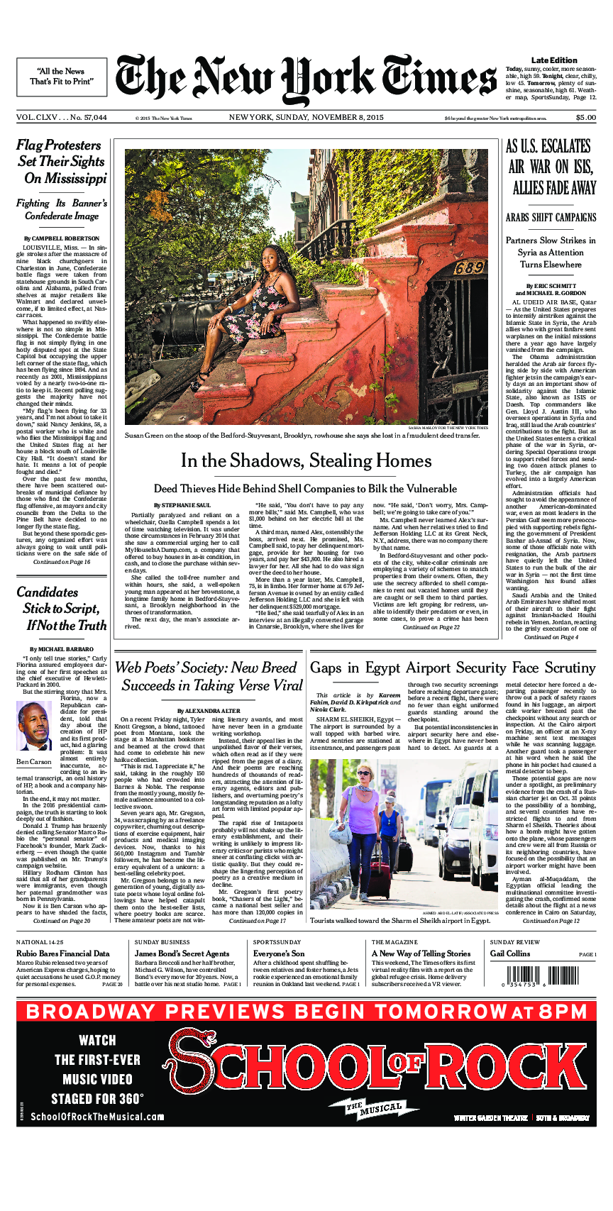 Prima-pagina-New-York-Times-del-2015-11-08