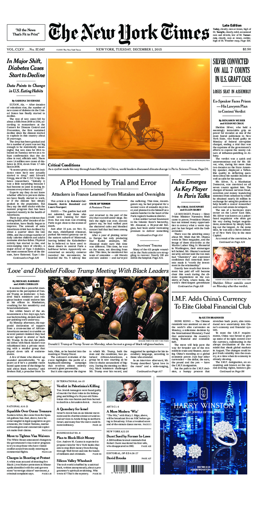 Prima-pagina-New-York-Times-del-2015-12-01