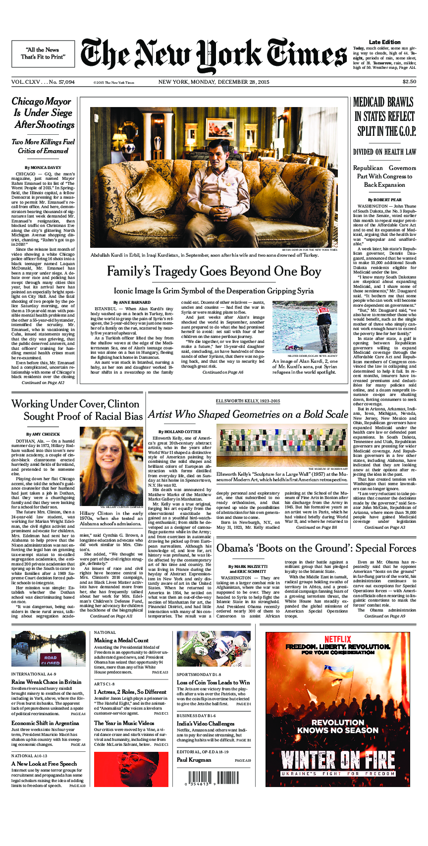 Prima-pagina-New-York-Times-del-2015-12-28