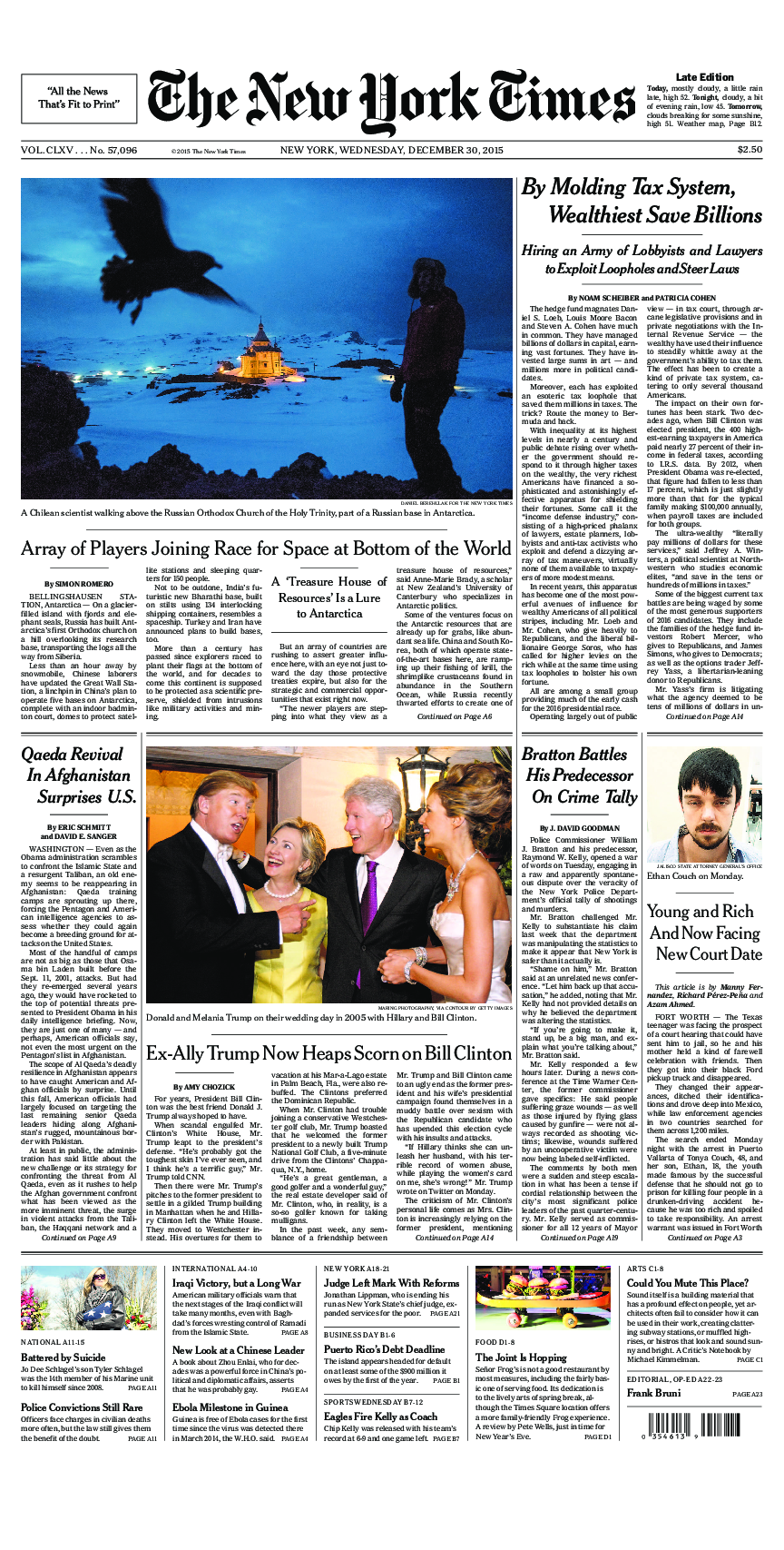 Prima-pagina-New-York-Times-del-2015-12-30