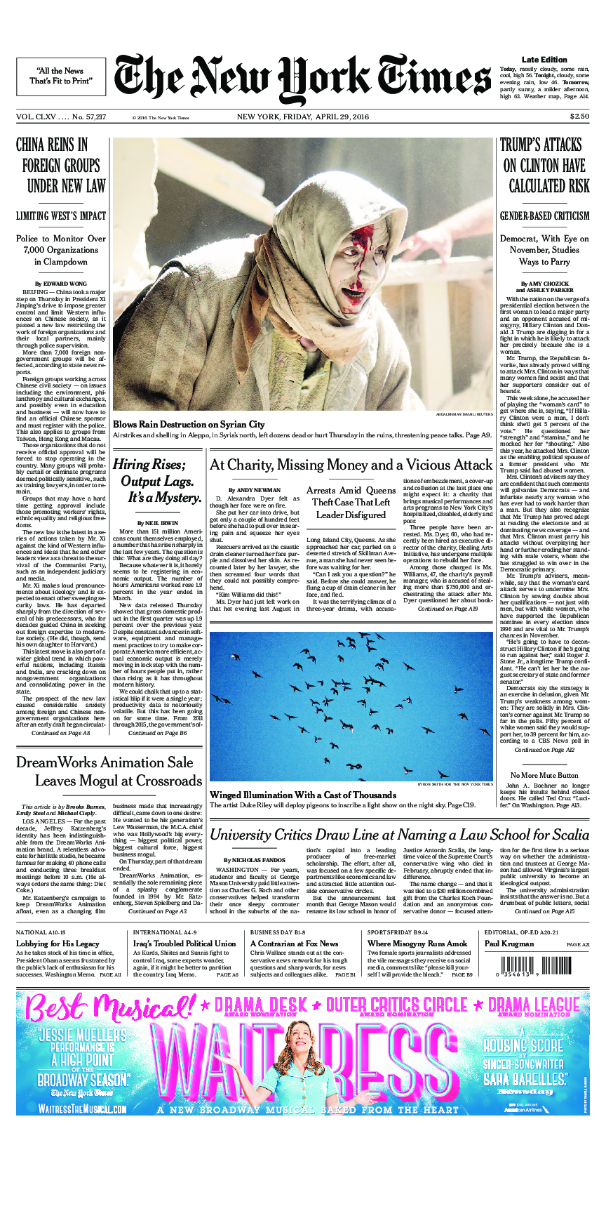 Prima-pagina-New-York-Times-del-2016-04-29