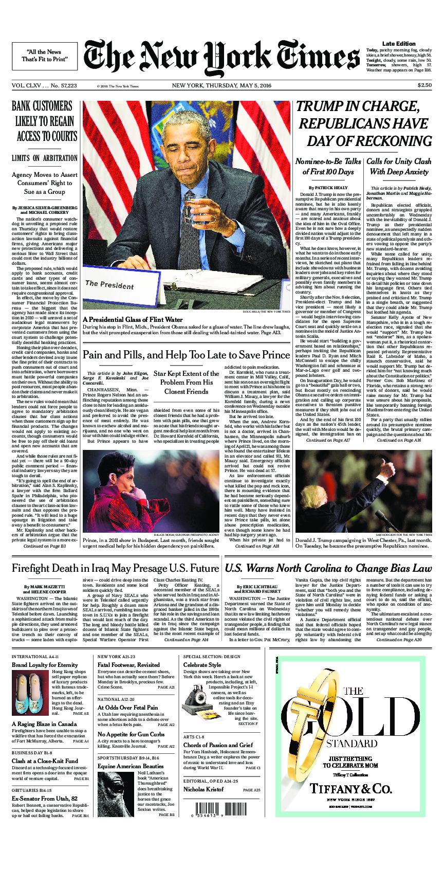 Prima-pagina-New-York-Times-del-2016-05-05