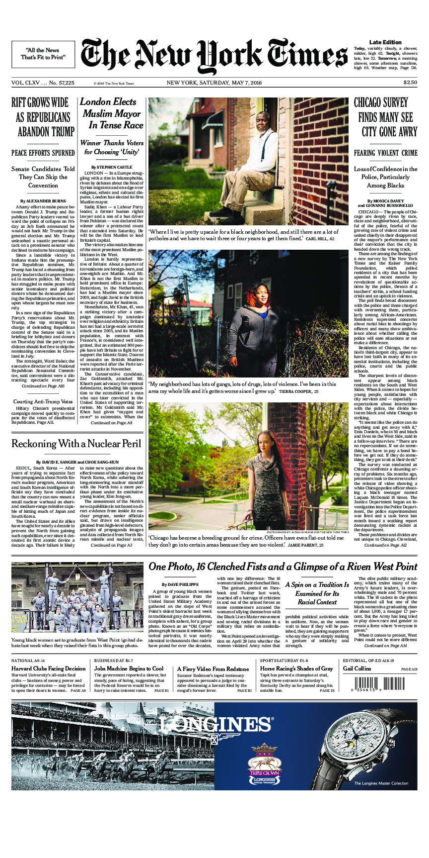 Prima-pagina-New-York-Times-del-2016-05-07