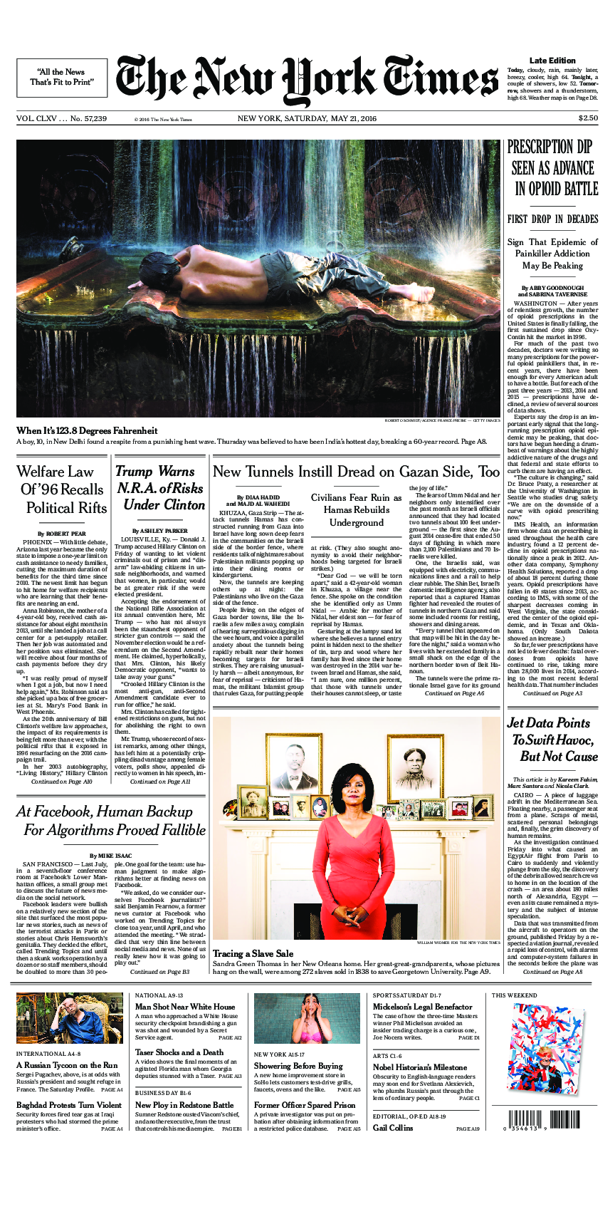 Prima-pagina-New-York-Times-del-2016-05-21