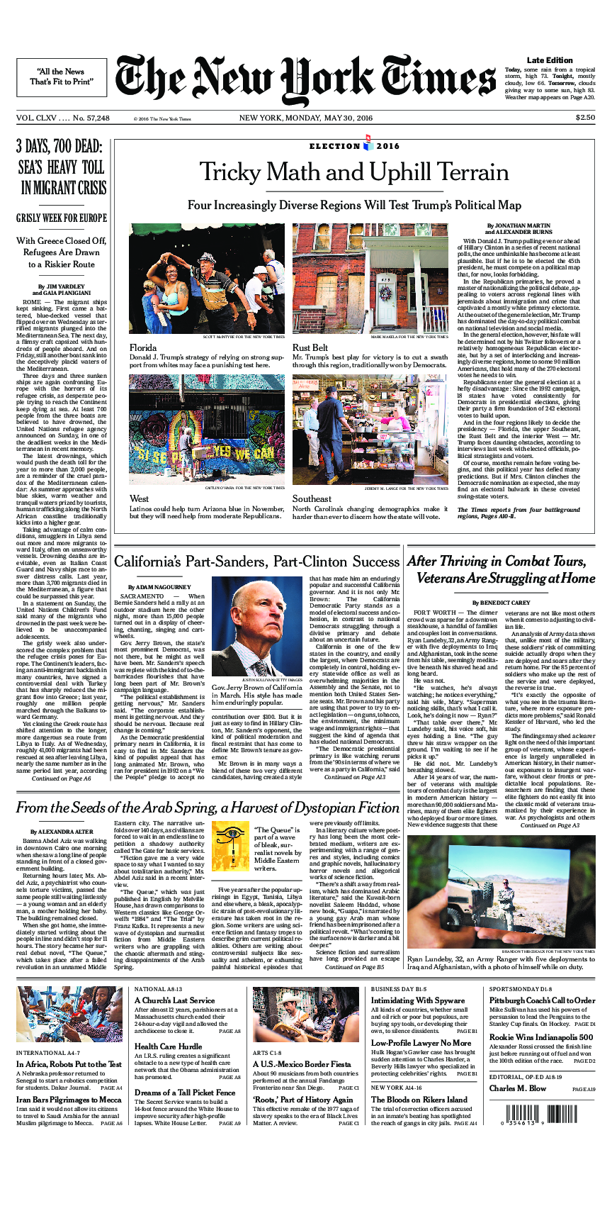 Prima-pagina-New-York-Times-del-2016-05-30