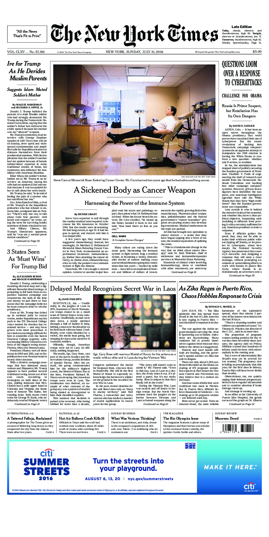 Prima-pagina-New-York-Times-del-2016-07-31