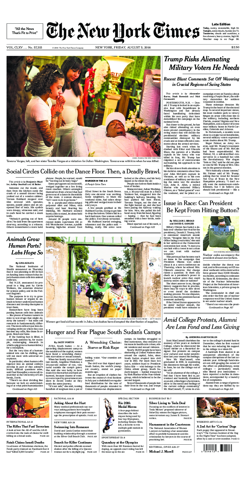 Prima-pagina-New-York-Times-del-2016-08-05