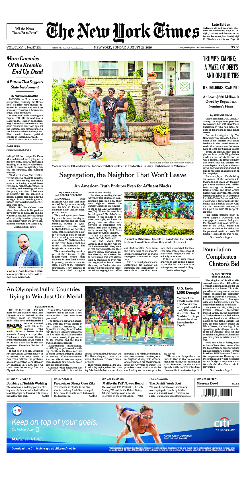 Prima-pagina-New-York-Times-del-2016-08-21