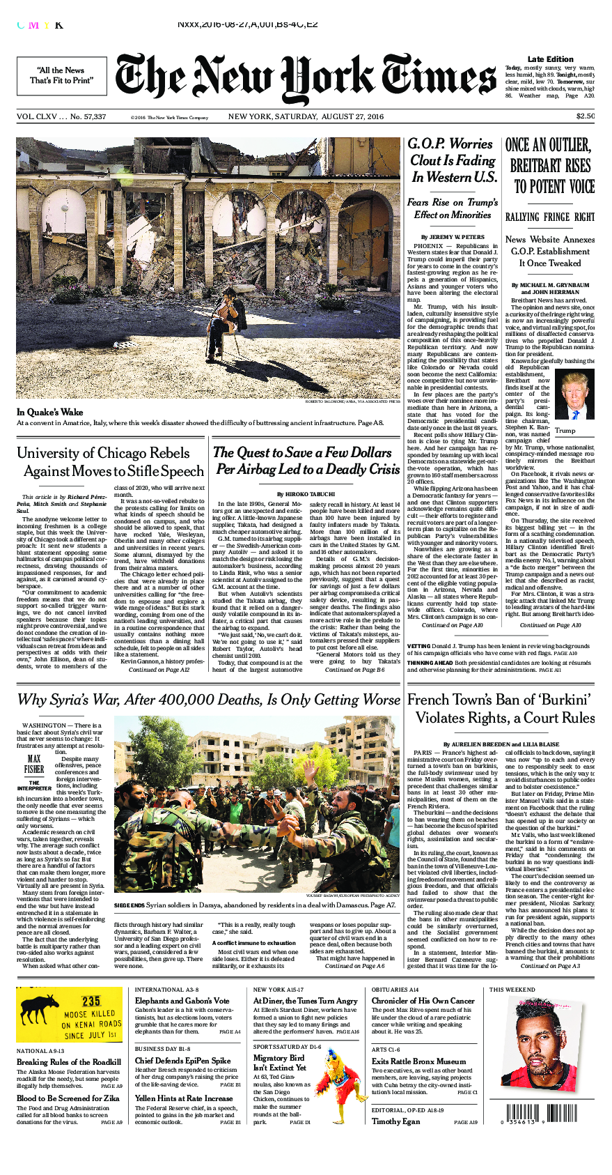 Prima-pagina-New-York-Times-del-2016-08-27