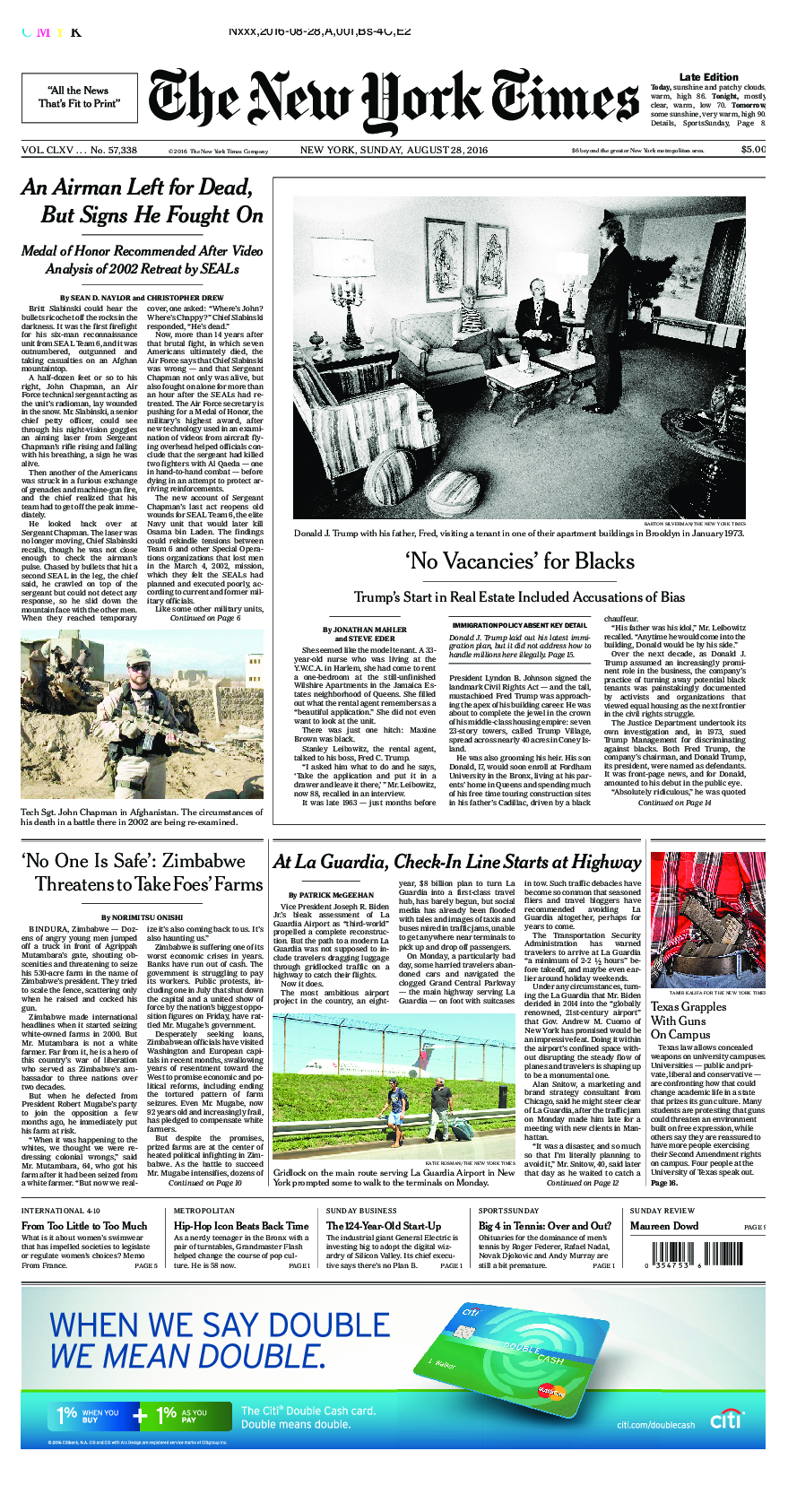 Prima-pagina-New-York-Times-del-2016-08-28