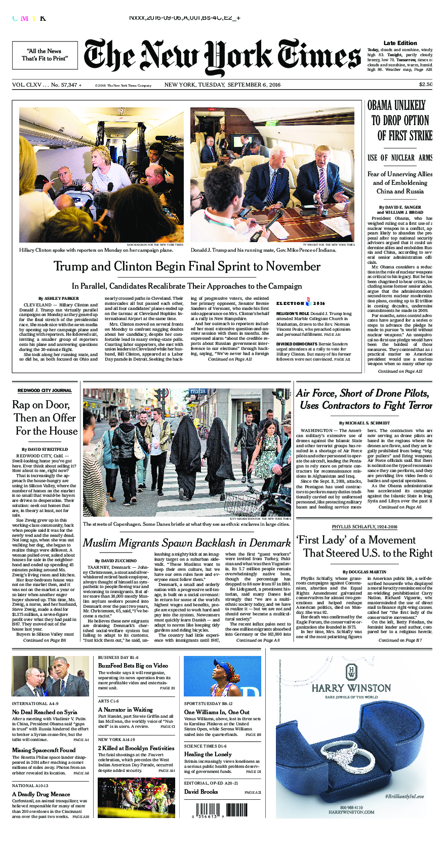 Prima-pagina-New-York-Times-del-2016-09-06