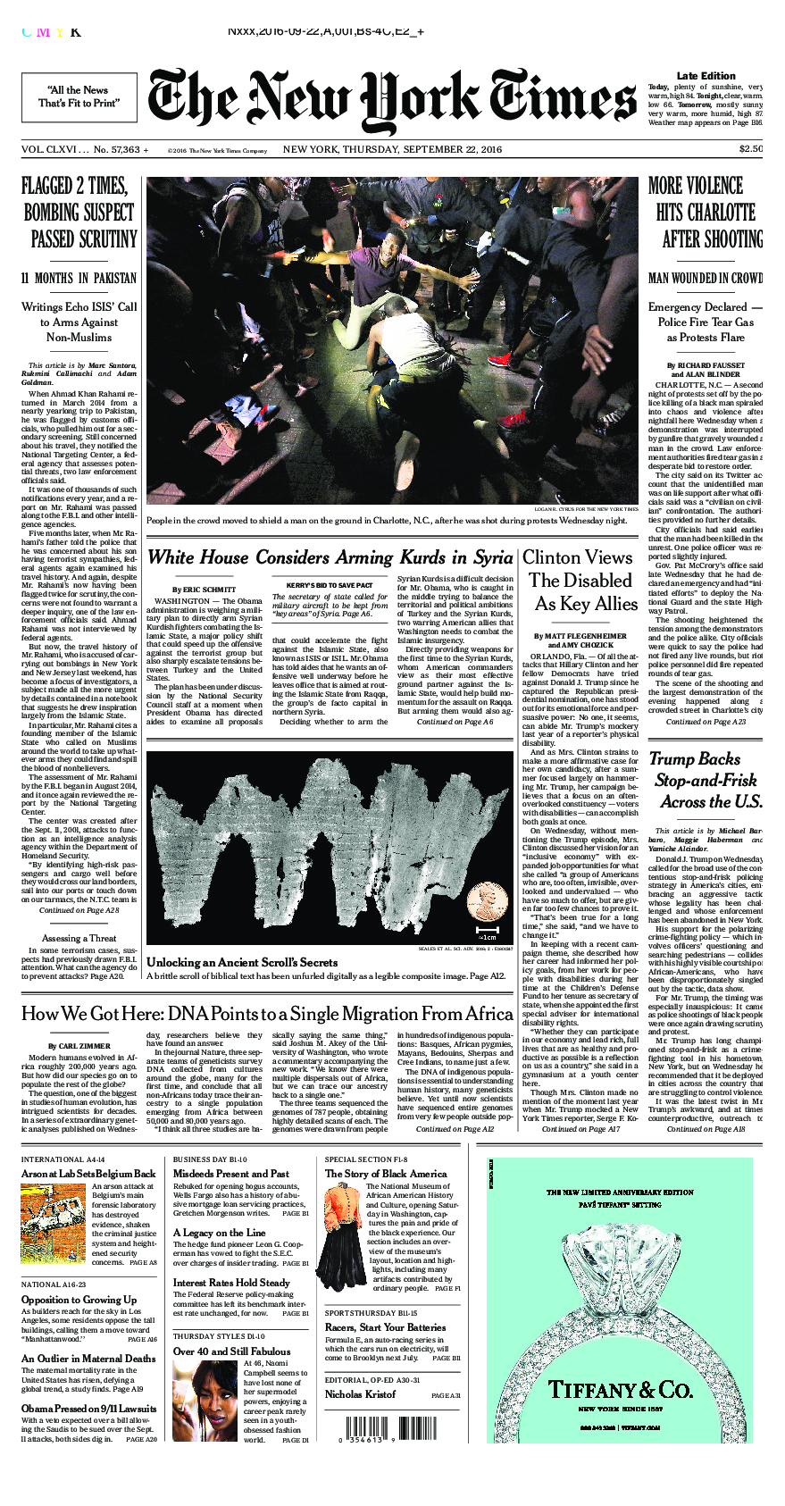 Prima-pagina-New-York-Times-del-2016-09-22