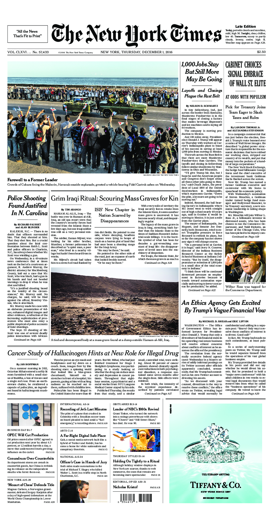 Prima-pagina-New-York-Times-del-2016-12-01