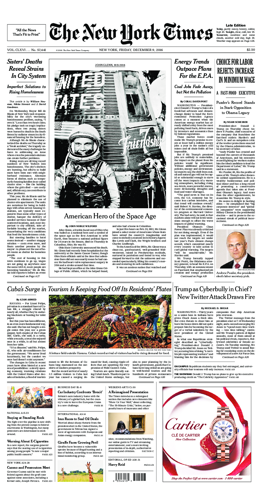 Prima-pagina-New-York-Times-del-2016-12-09