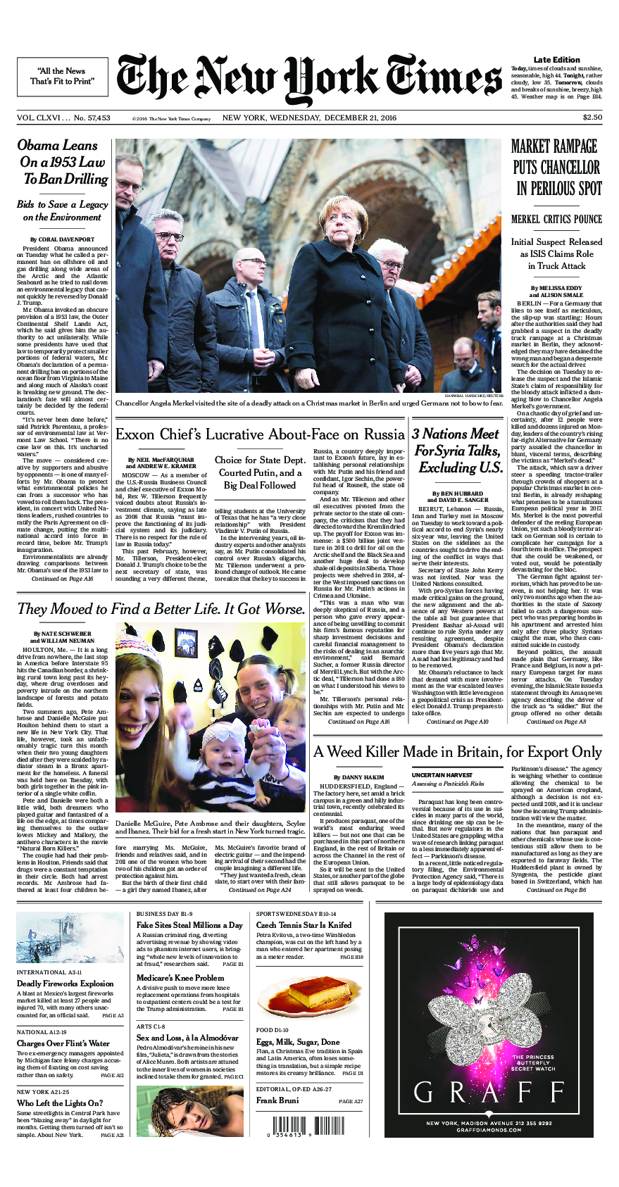 Prima-pagina-New-York-Times-del-2016-12-21