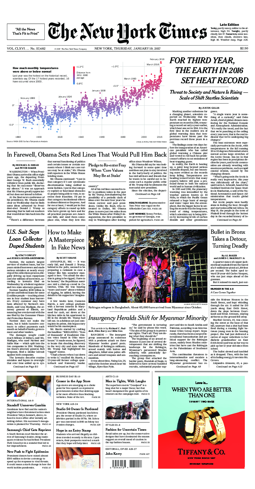 Prima-pagina-New-York-Times-del-2017-01-19