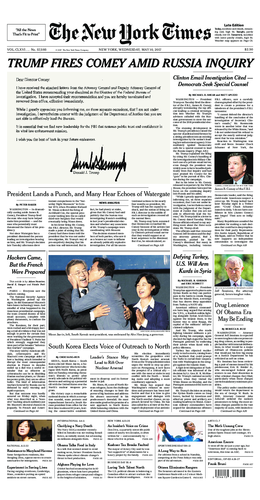 Prima-pagina-New-York-Times-del-2017-05-10