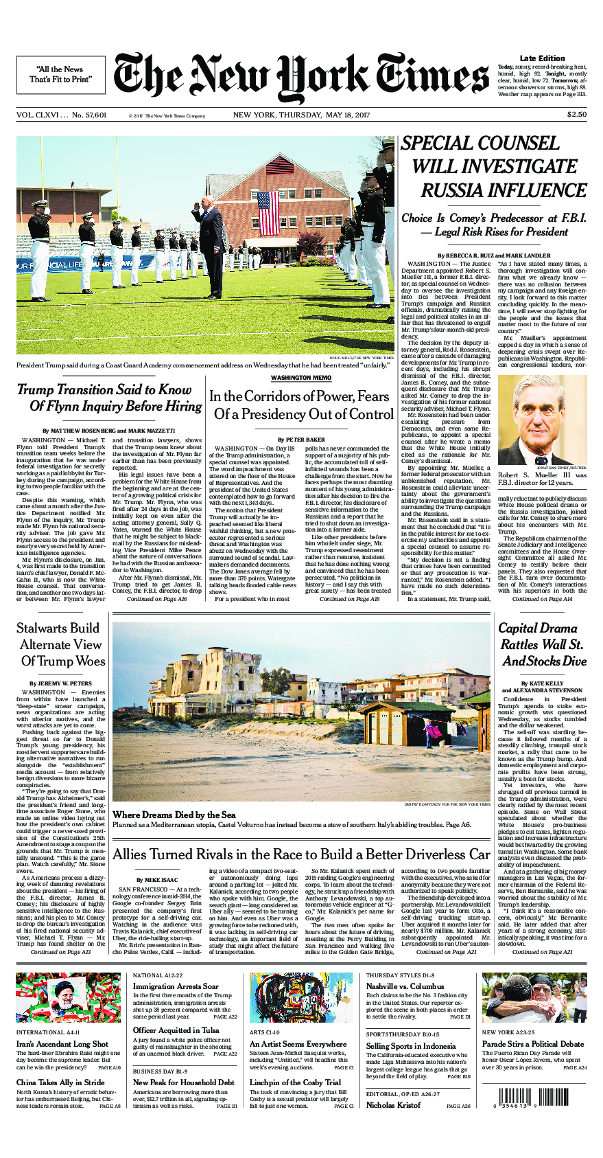 Prima-pagina-New-York-Times-del-2017-05-18