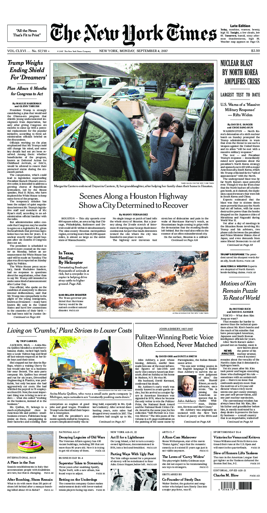 Prima-pagina-New-York-Times-del-2017-09-04