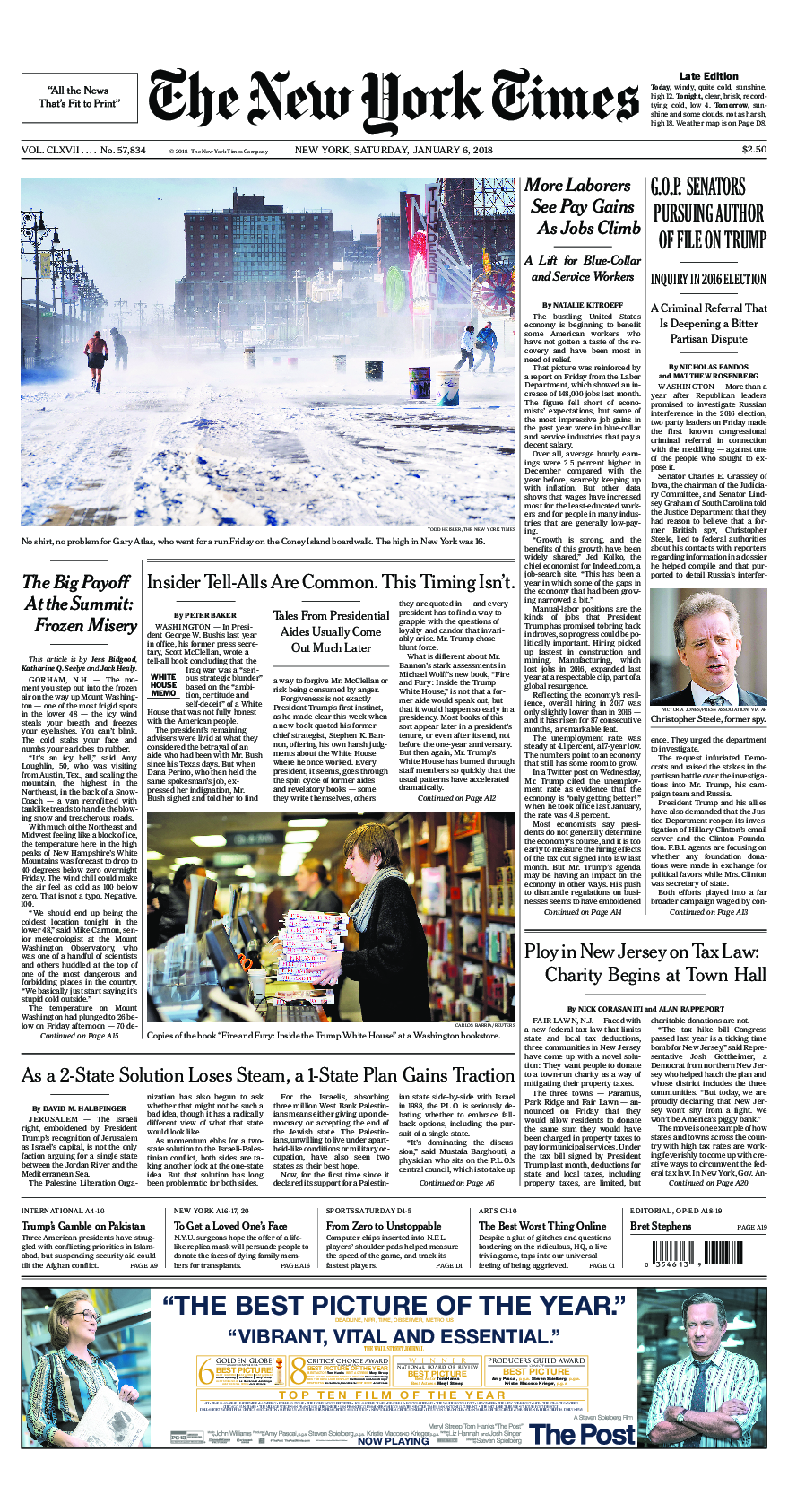 Prima-pagina-New-York-Times-del-2018-01-06