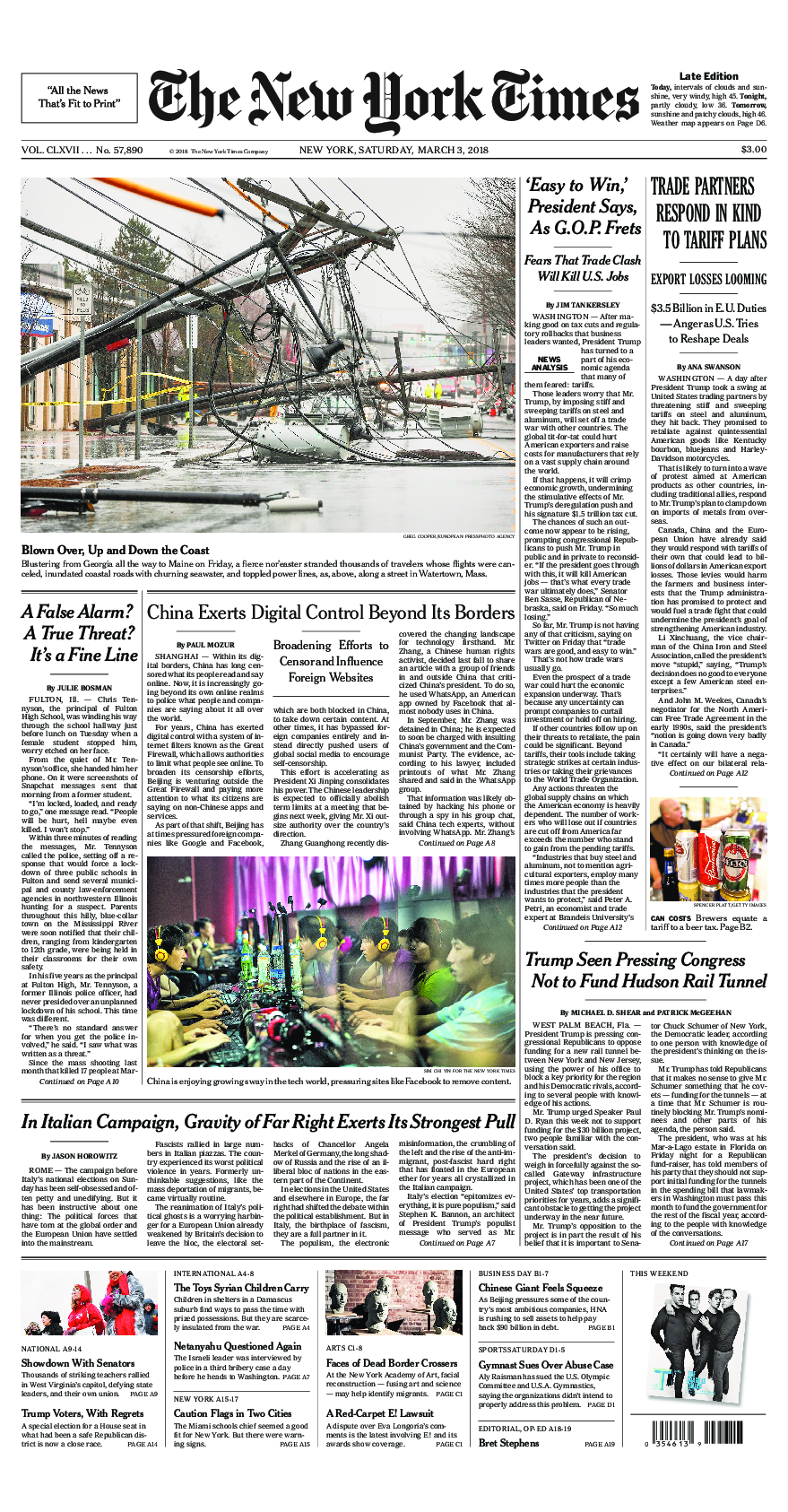 Prima-pagina-New-York-Times-del-2018-03-03