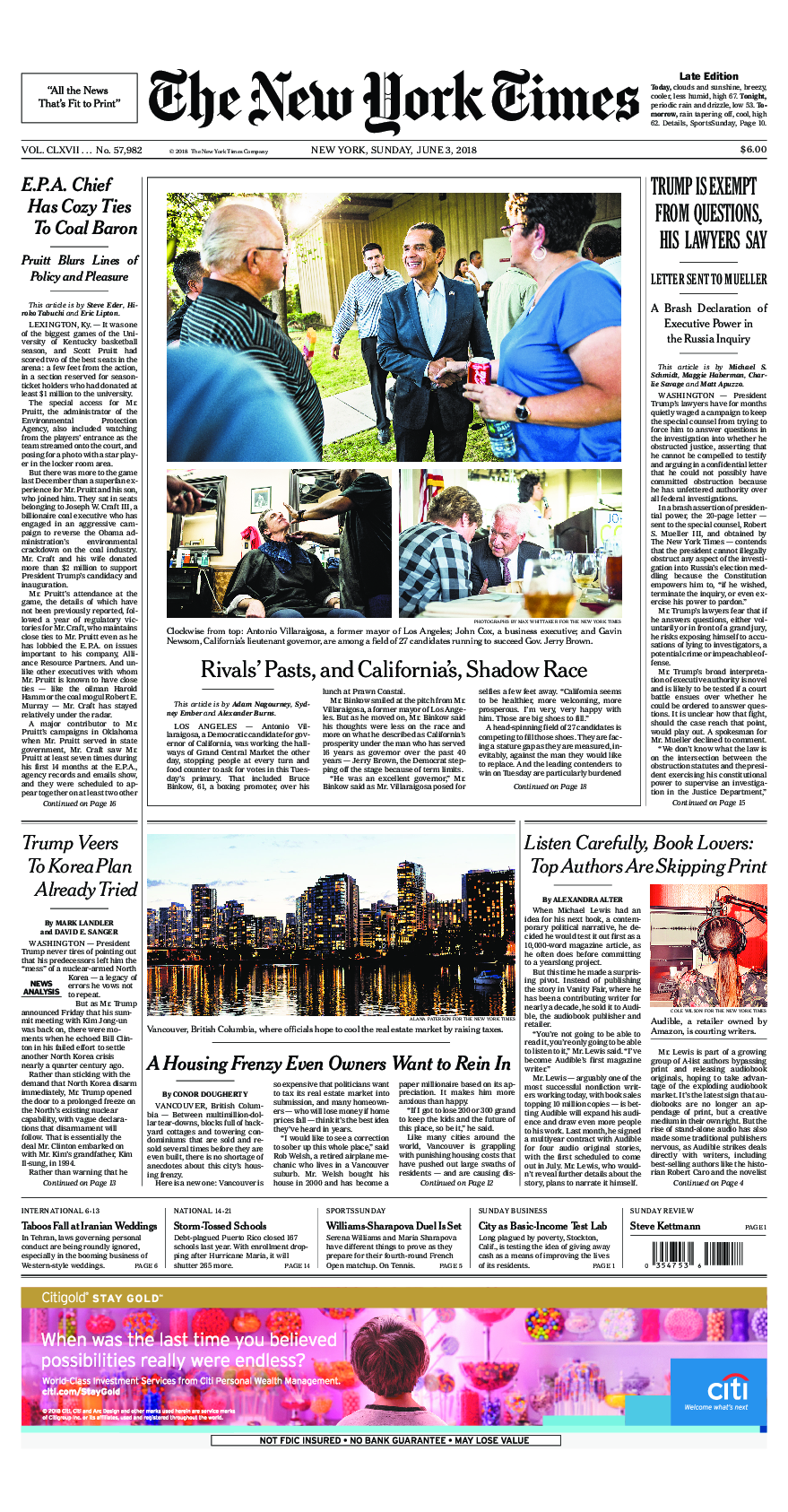 Prima-pagina-New-York-Times-del-2018-06-03