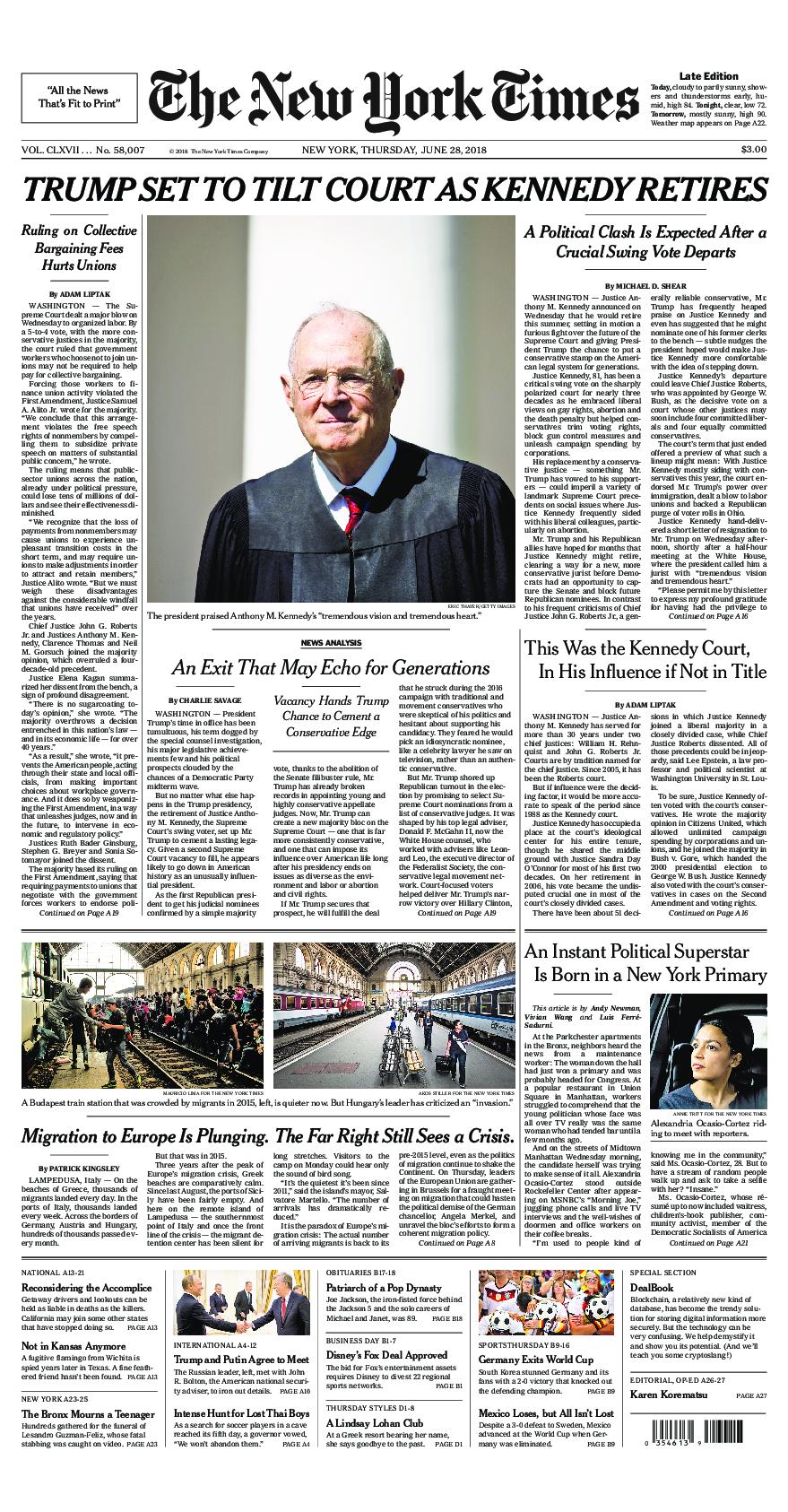 Prima-pagina-New-York-Times-del-2018-06-28