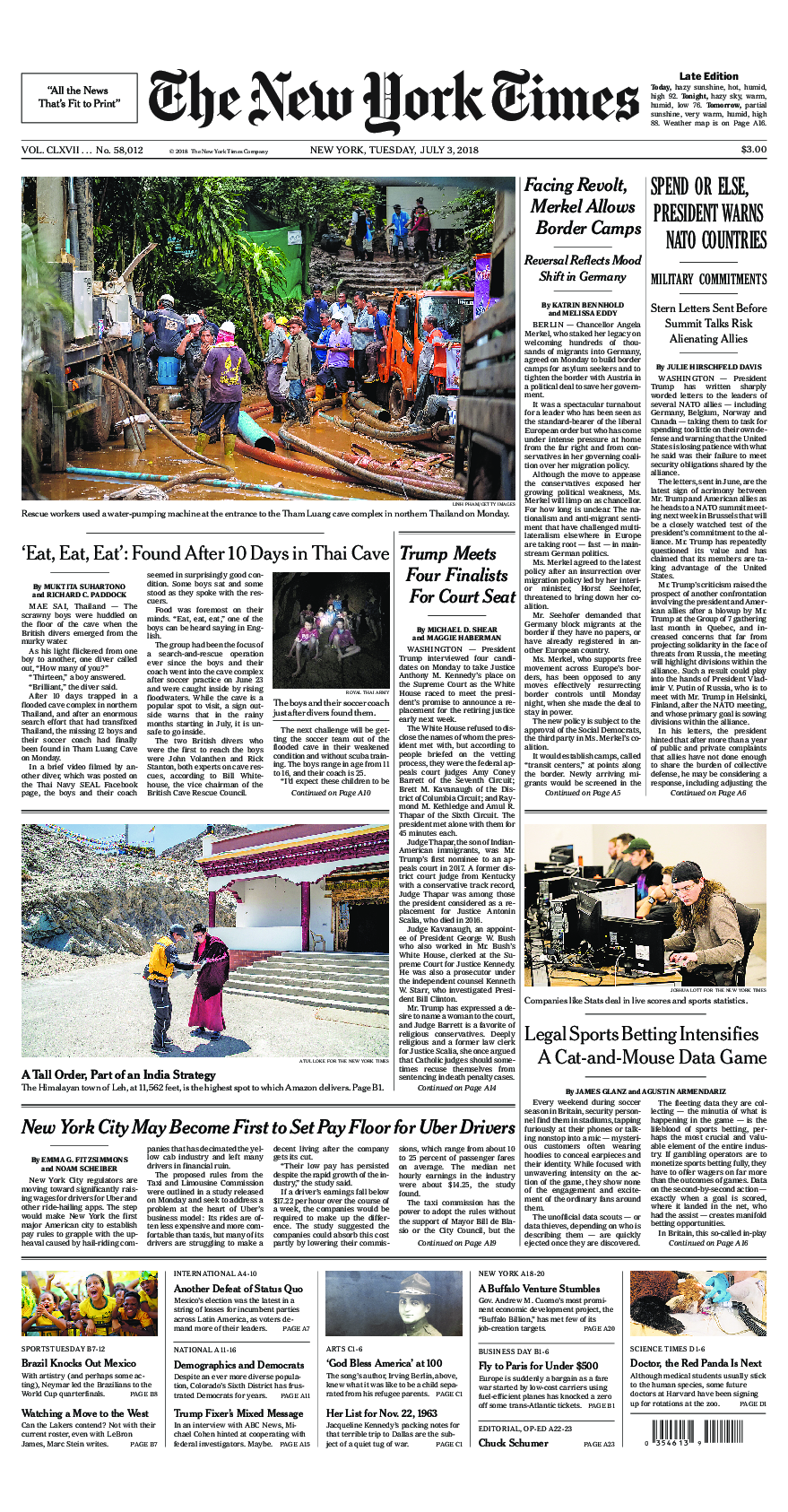 Prima-pagina-New-York-Times-del-2018-07-03