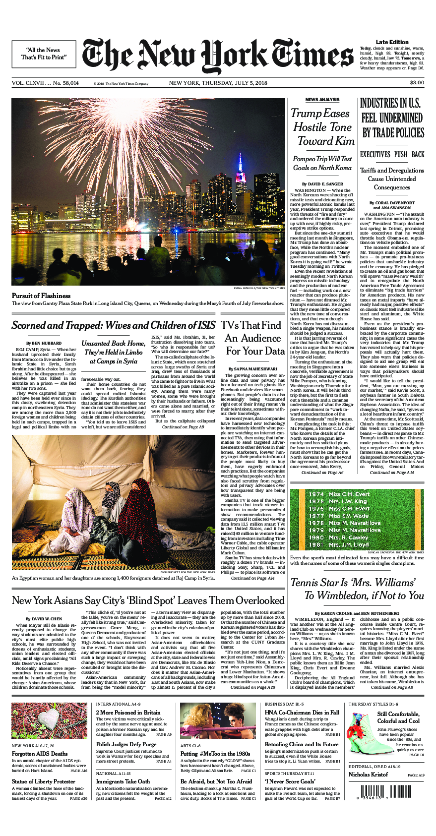 Prima-pagina-New-York-Times-del-2018-07-05