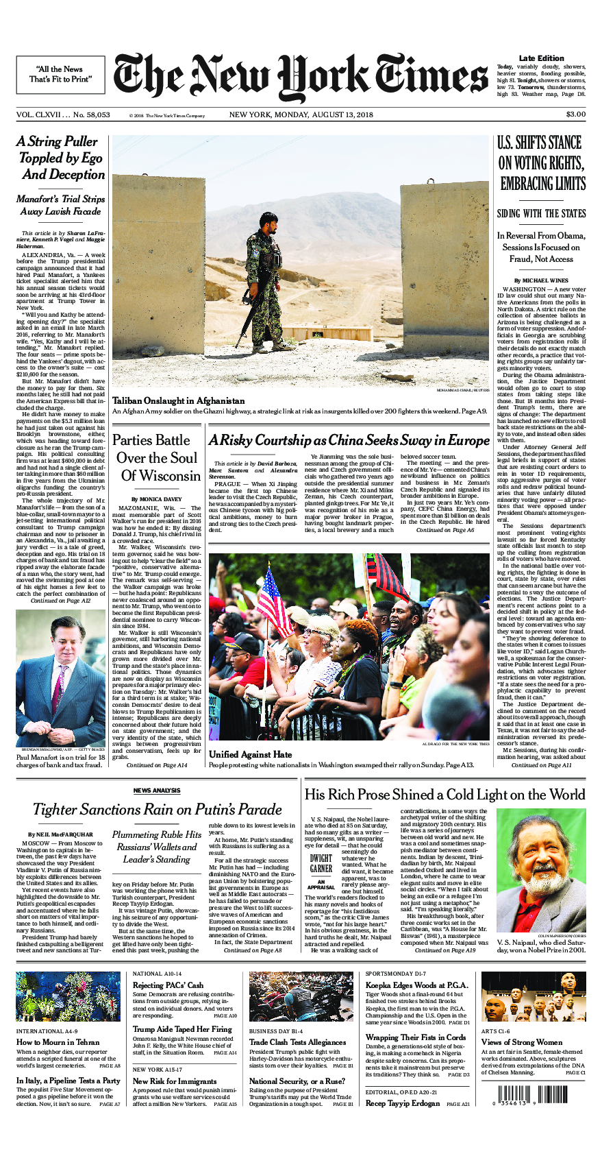 Prima-pagina-New-York-Times-del-2018-08-13