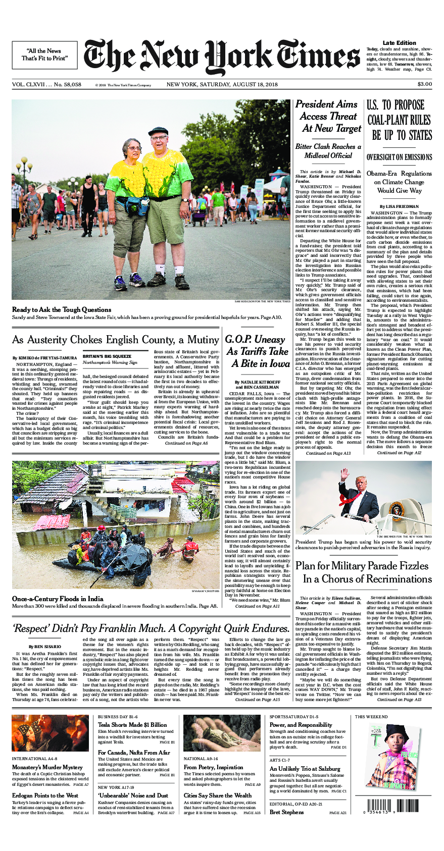 Prima-pagina-New-York-Times-del-2018-08-18