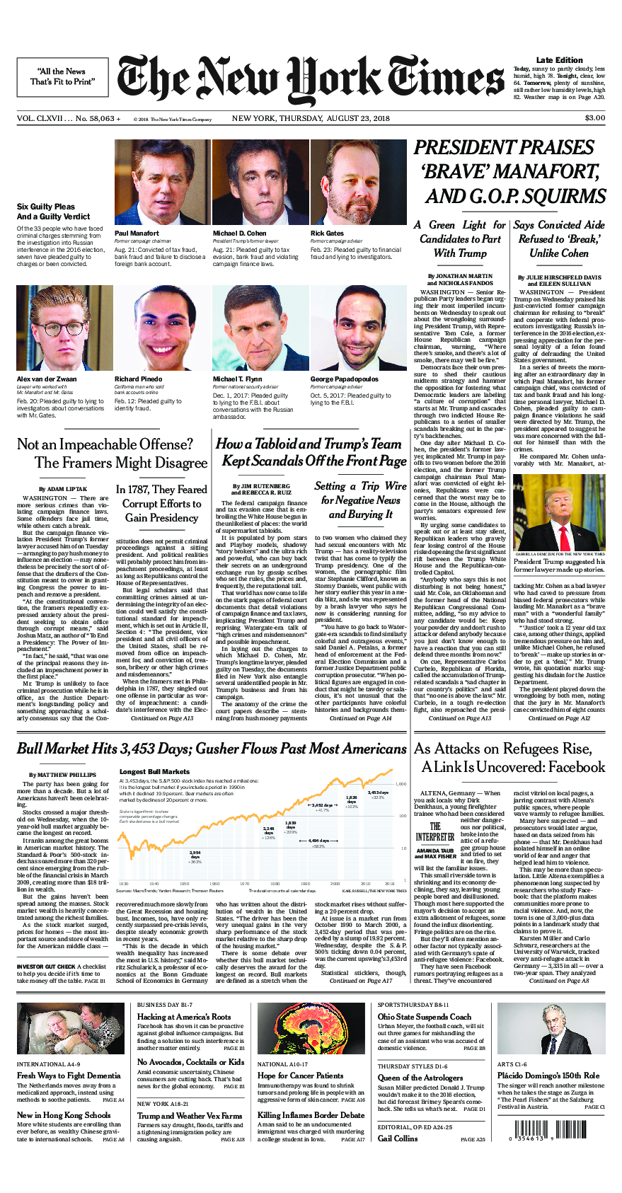 Prima-pagina-New-York-Times-del-2018-08-23