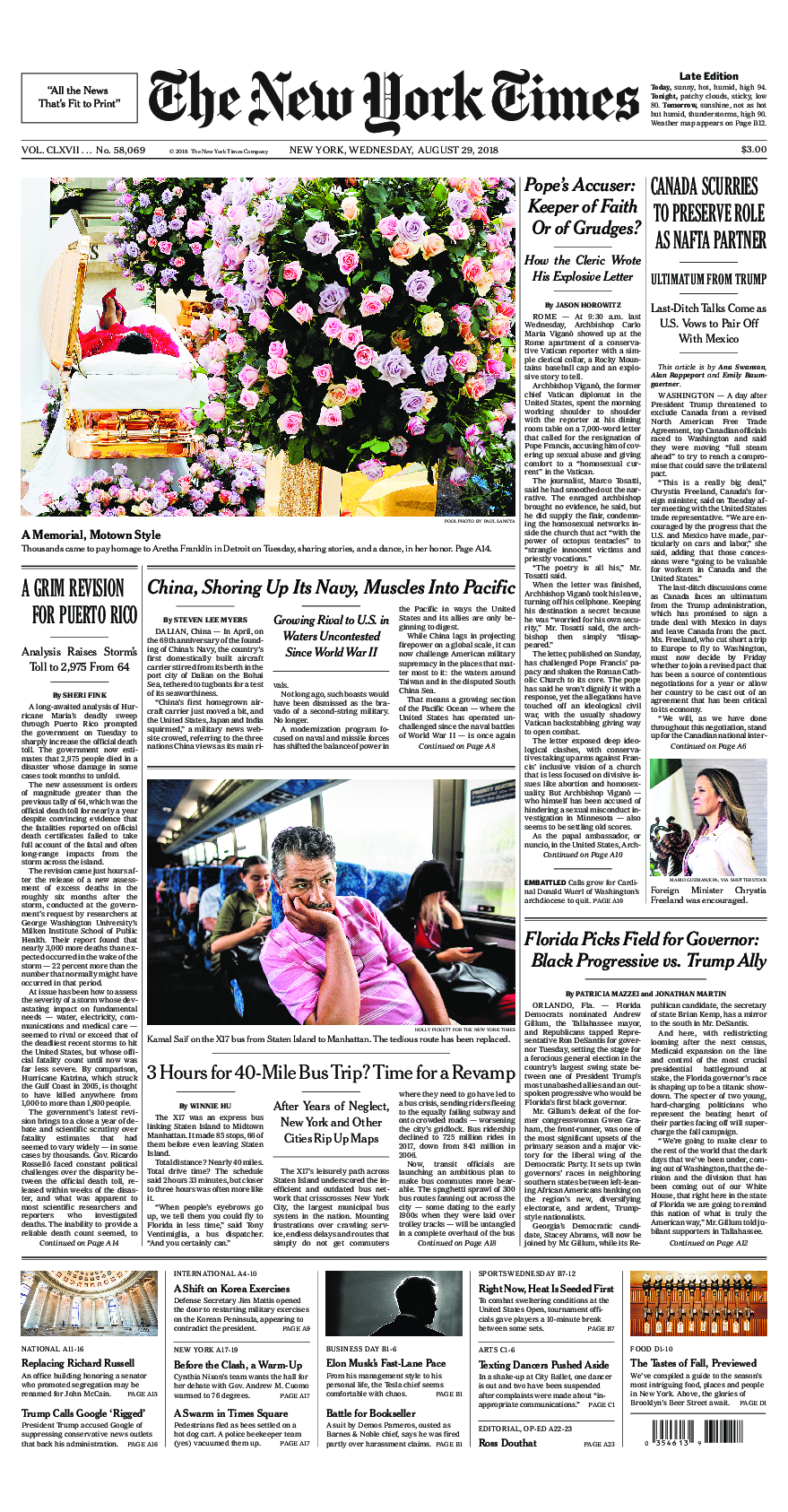 Prima-pagina-New-York-Times-del-2018-08-29