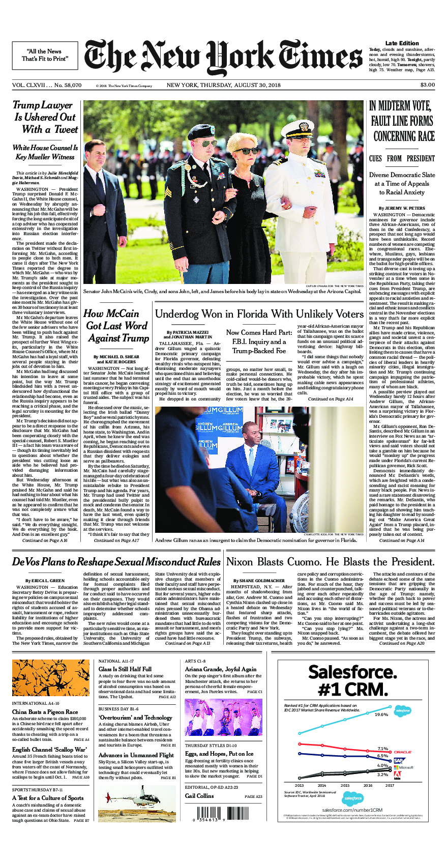 Prima-pagina-New-York-Times-del-2018-08-30