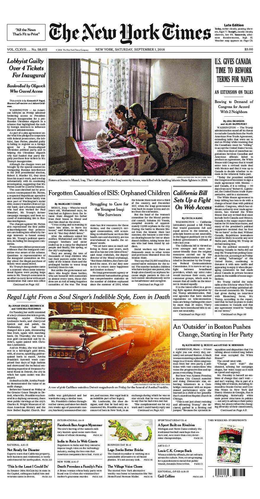 Prima-pagina-New-York-Times-del-2018-09-01