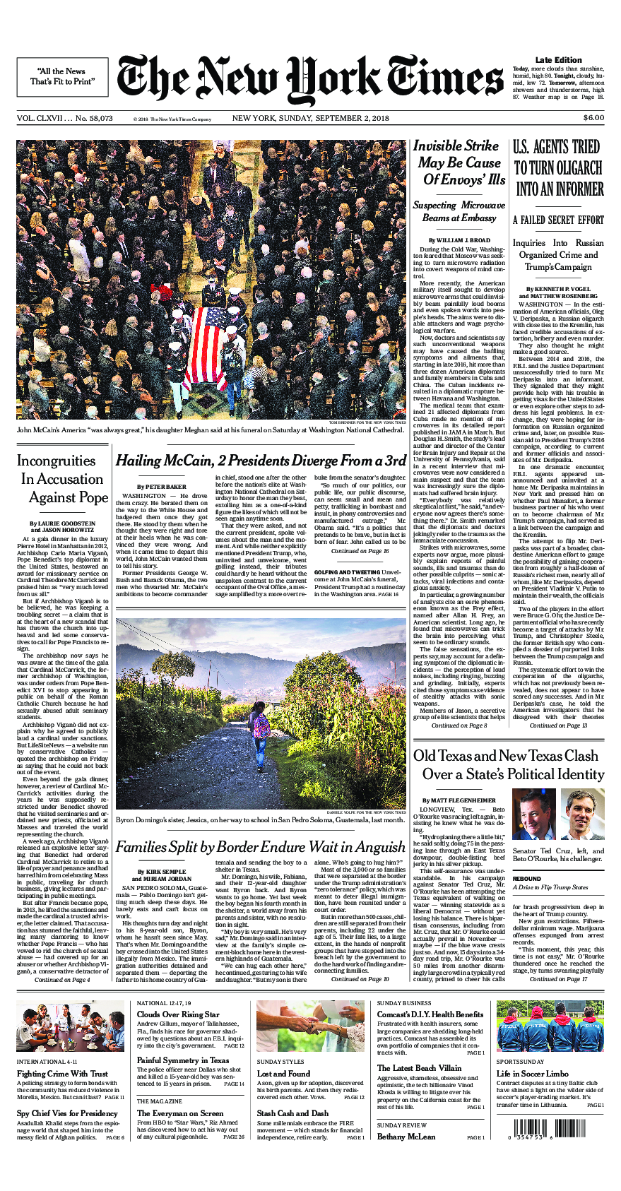 Prima-pagina-New-York-Times-del-2018-09-02