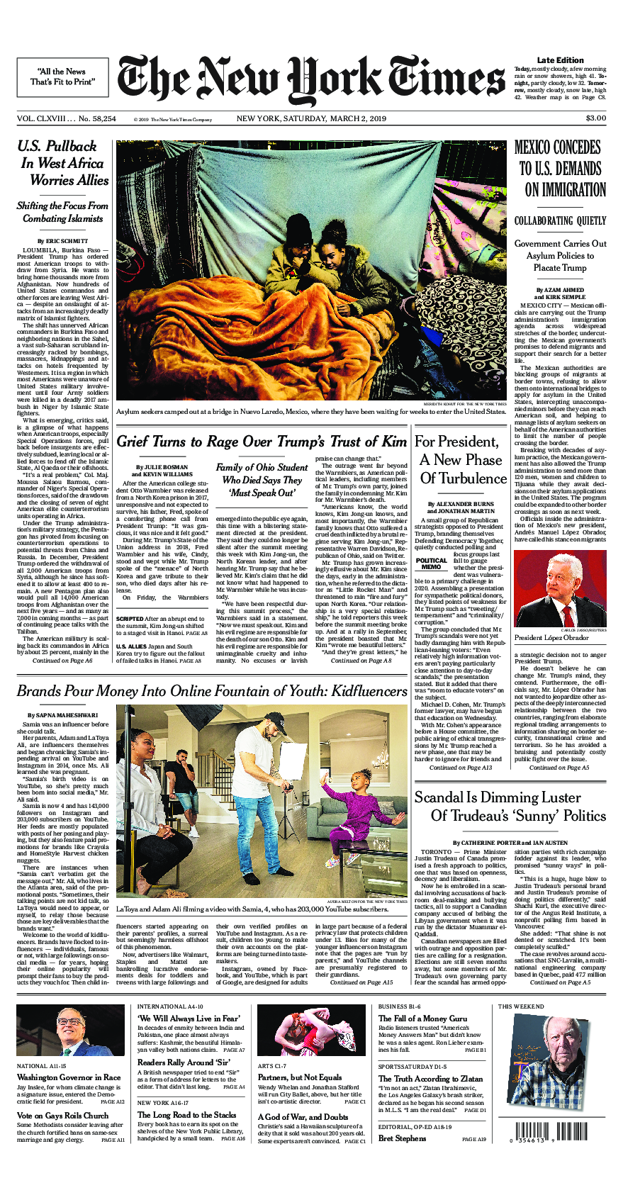 Prima-pagina-New-York-Times-del-2019-03-02