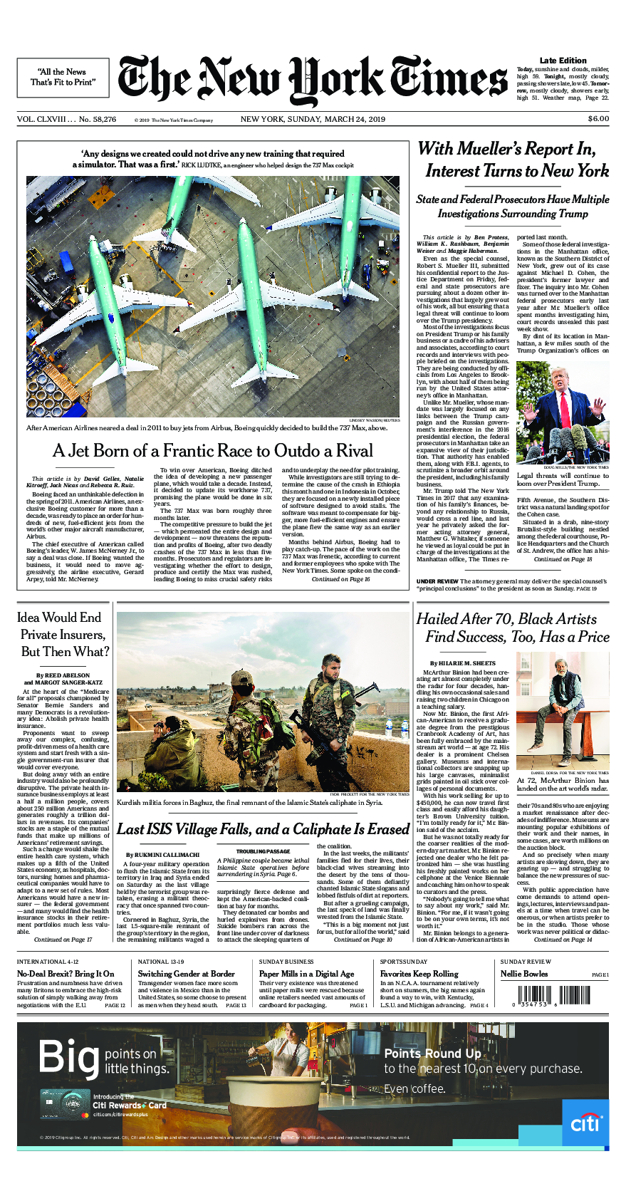 Prima-pagina-New-York-Times-del-2019-03-24