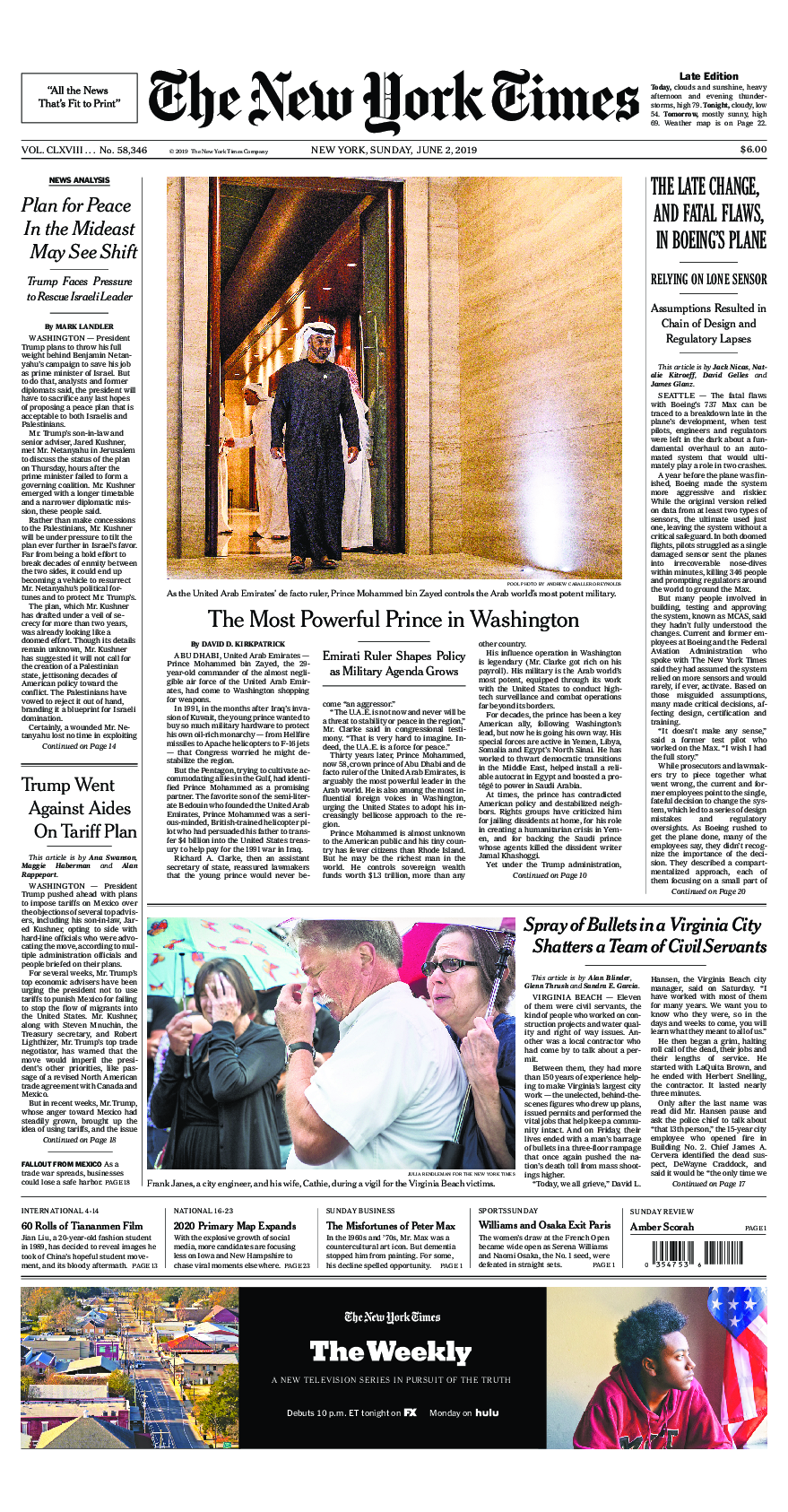 Prima-pagina-New-York-Times-del-2019-06-02