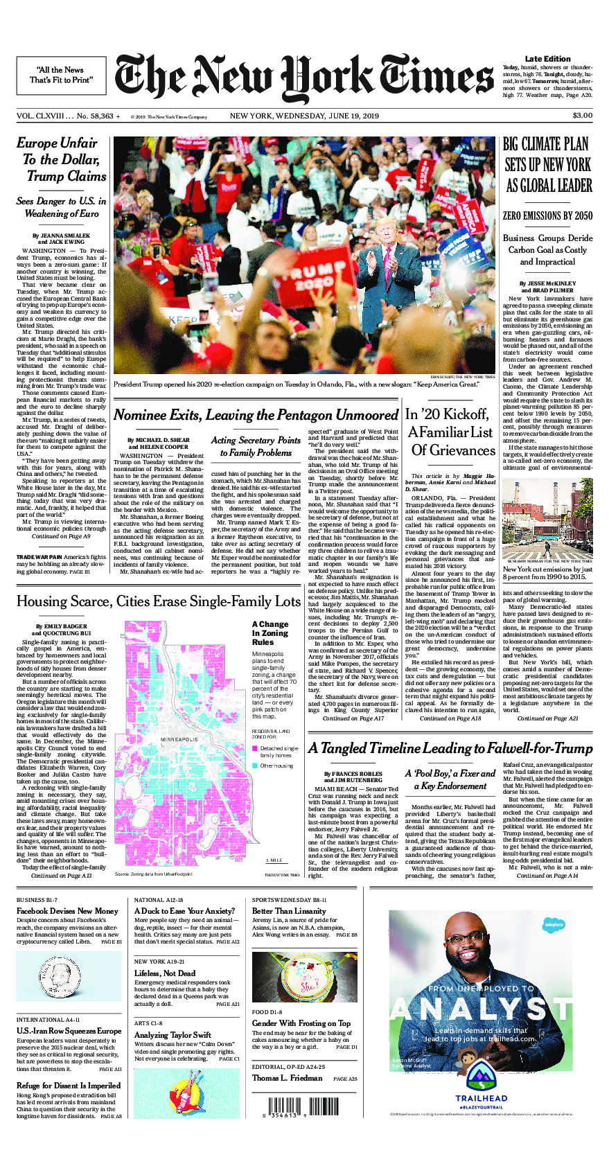 Prima-pagina-New-York-Times-del-2019-06-19